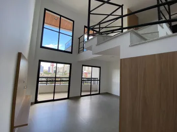 Apartamento loft duplex para venda e locação com 01 suíte e 02 vagas de garagem - 95m² no Jardim Aquarius.