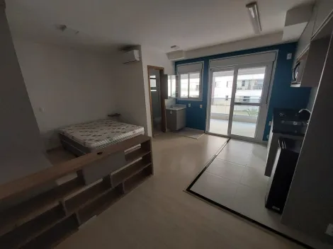 imagem 1 - Apartamento studio mobiliado para locação com 01 quarto e 01 vaga de garagem - 40m² no bairro Jardim Aquarius imagem 1 - Apartamento studio mobiliado para locação com 01 quarto e 01 vaga de garagem - 40m² no bairro Jardim Aquarius