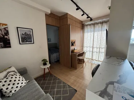 imagem 1 - Apartamento mobiliado para locação com 01 dormitório e 01 suíte - 36 m²- No bairro Jardim Aquarius imagem 1 - Apartamento mobiliado para locação com 01 dormitório e 01 suíte - 36 m²- No bairro Jardim Aquarius