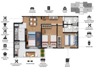 Apartamento para venda de 02 dormitórios 01 suíte 62,10m² - Jardim América