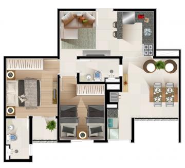Apartamento para venda de 02 Dorm. e 01 Suíte - 56m² no Jardim Oswaldo Cruz