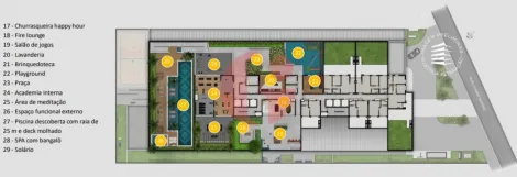 imagem 3 - Apartamento para venda com 02 dormitórios sendo 01 suíte - 58 m² no Jardim Colinas! imagem 3 - Apartamento para venda com 02 dormitórios sendo 01 suíte - 58 m² no Jardim Colinas!