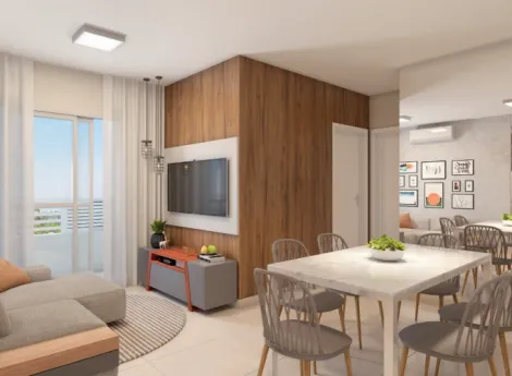 imagem 1 - Apartamento para venda com 2 dormitórios sendo 1 suíte - 59,60m² no bairro Parque Industrial imagem 1 - Apartamento para venda com 2 dormitórios sendo 1 suíte - 59,60m² no bairro Parque Industrial