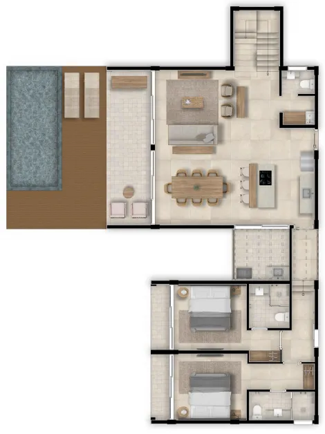 imagem 3 - Casa tipo apto para venda com 02 dormitórios - 187,10m² em Ilhabela-SP imagem 3 - Casa tipo apto para venda com 02 dormitórios - 187,10m² em Ilhabela-SP