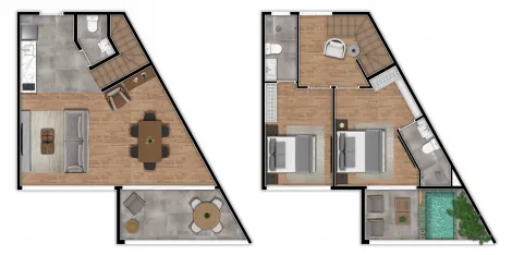 imagem 3 - Casa tipo apto para venda com 01 dormitório - 173,44m² em Campos do Jordão-SP imagem 3 - Casa tipo apto para venda com 01 dormitório - 173,44m² em Campos do Jordão-SP