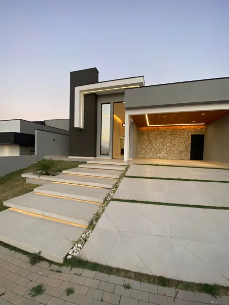 imagem 2 - Casa nova térrea com 3 quartos sendo 3 suítes- 185m² construído - Residencial Santa Mônica imagem 2 - Casa nova térrea com 3 quartos sendo 3 suítes- 185m² construído - Residencial Santa Mônica